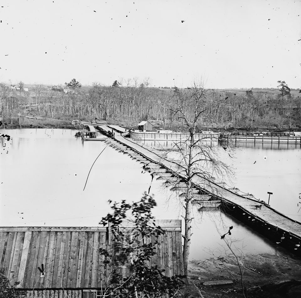 #5 Pontoon bridge across the Appomattox, 1865