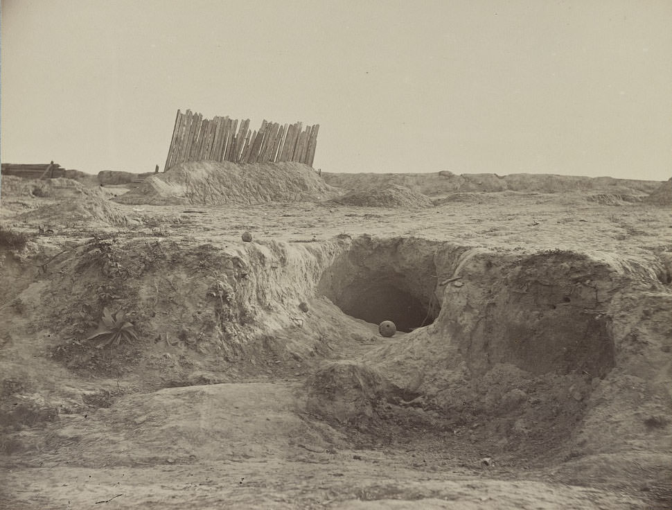 #45 Fortifications on the Petersburg lines, 1860s