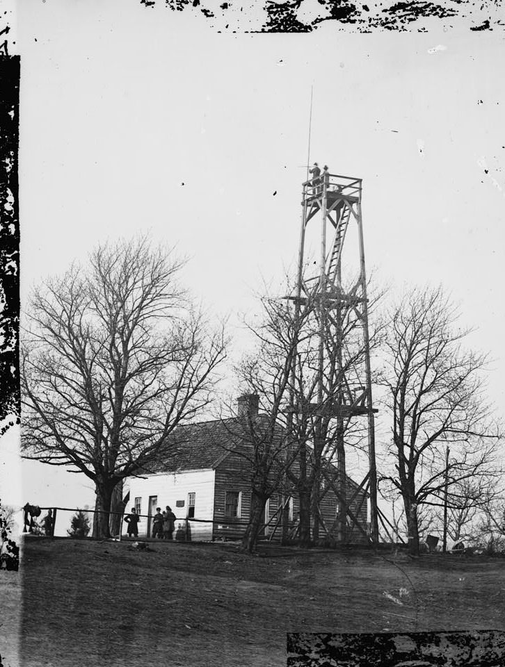 #7 Signal tower at 14th New York Heavy Artillery headquarters, Petersburg, 1864