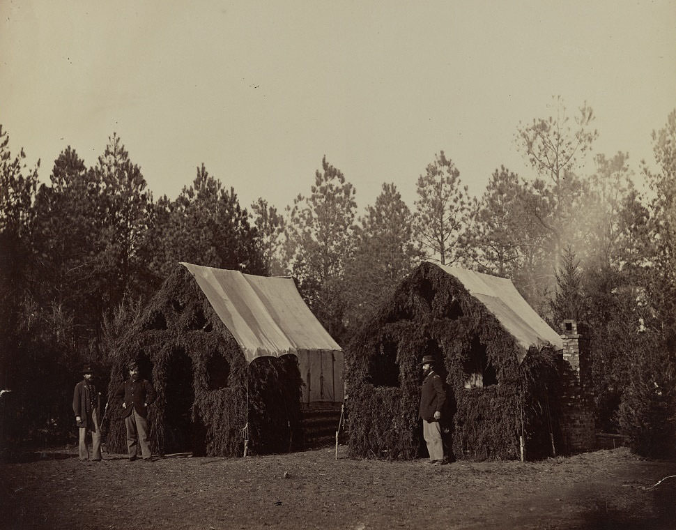 #69 Surgeon’s Quarters, camp of 50th New York Engineers in front of Petersburg, 1864