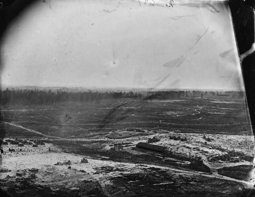 #8 View from signal tower, Petersburg, 1860s
