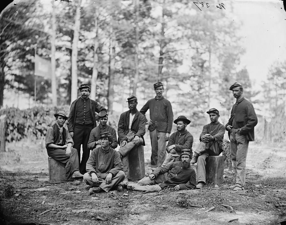 #85 Group of Company D, U.S. Engineer Battalion, 1864