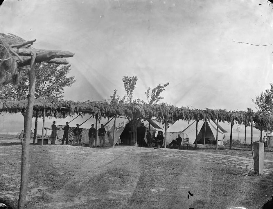 #94 Tents of the general hospital, 1864