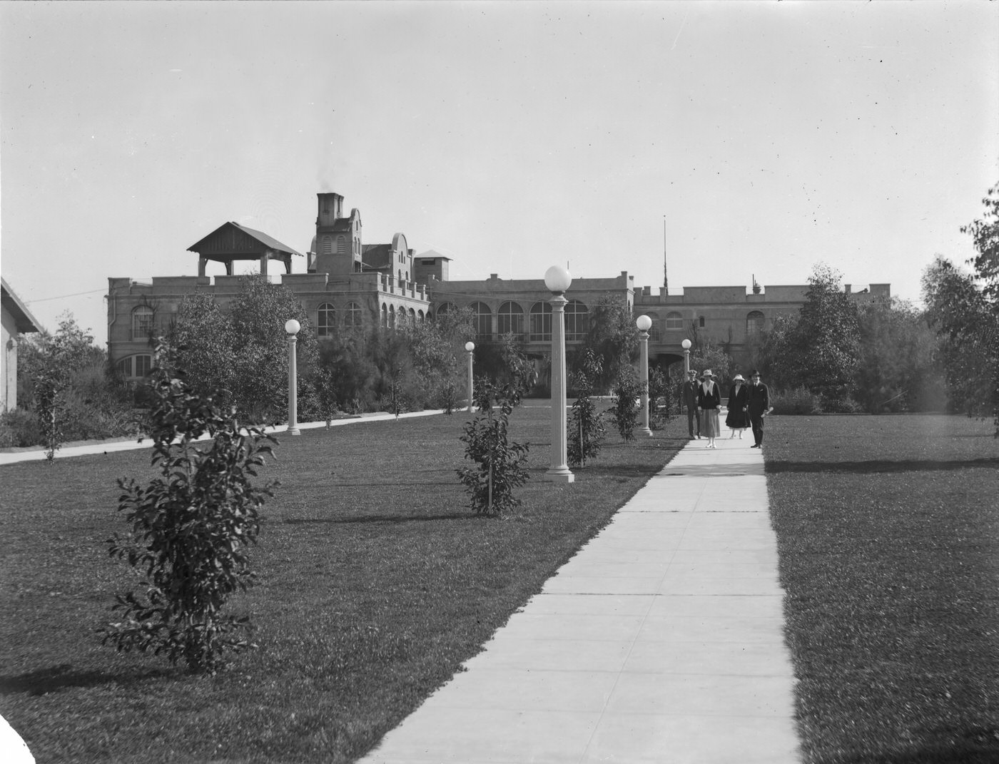 #17 San Marcos Hotel Guests on Grounds, 1929