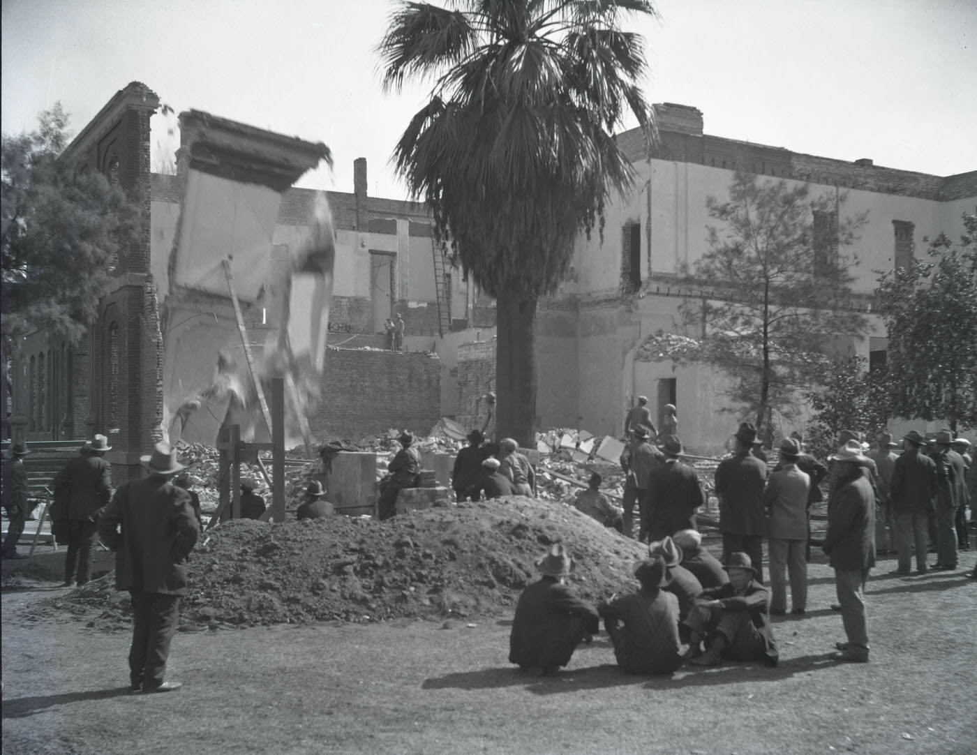 #24 County Courthouse Being Torn Down, 1928