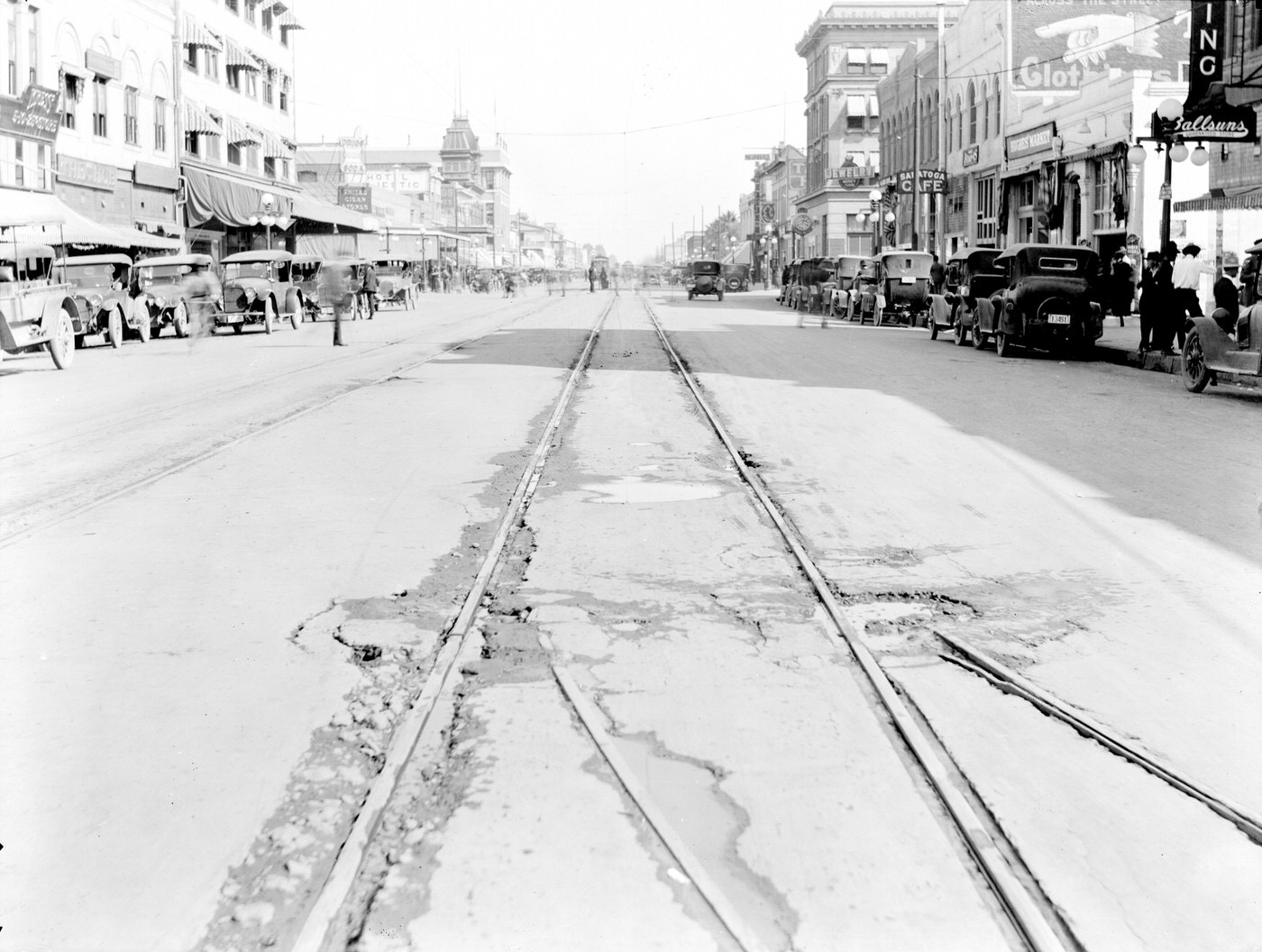 #60 Washington St. Looking East From First Ave, 1920