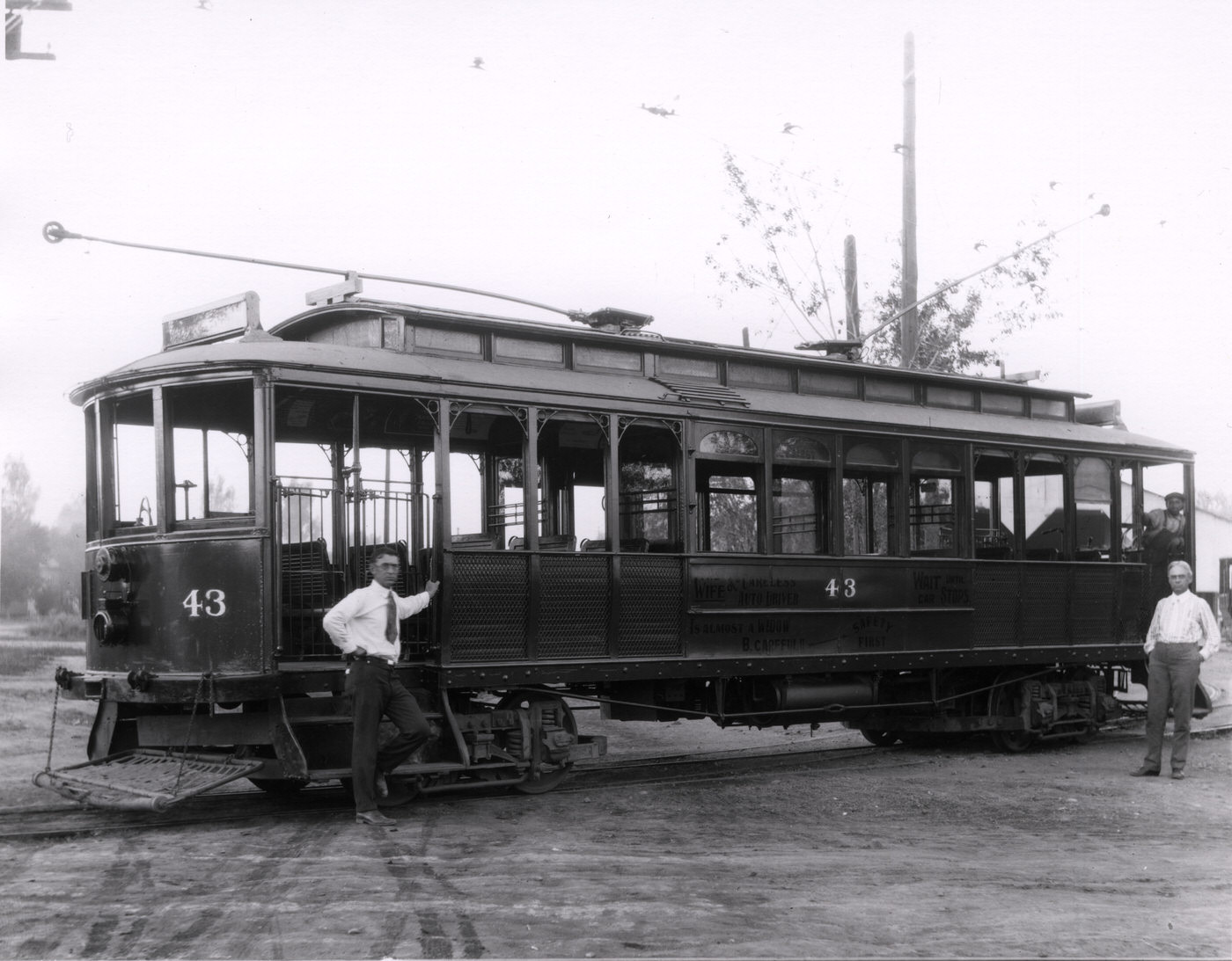 #62 Streetcar No. 43 in Phoenix, 1920