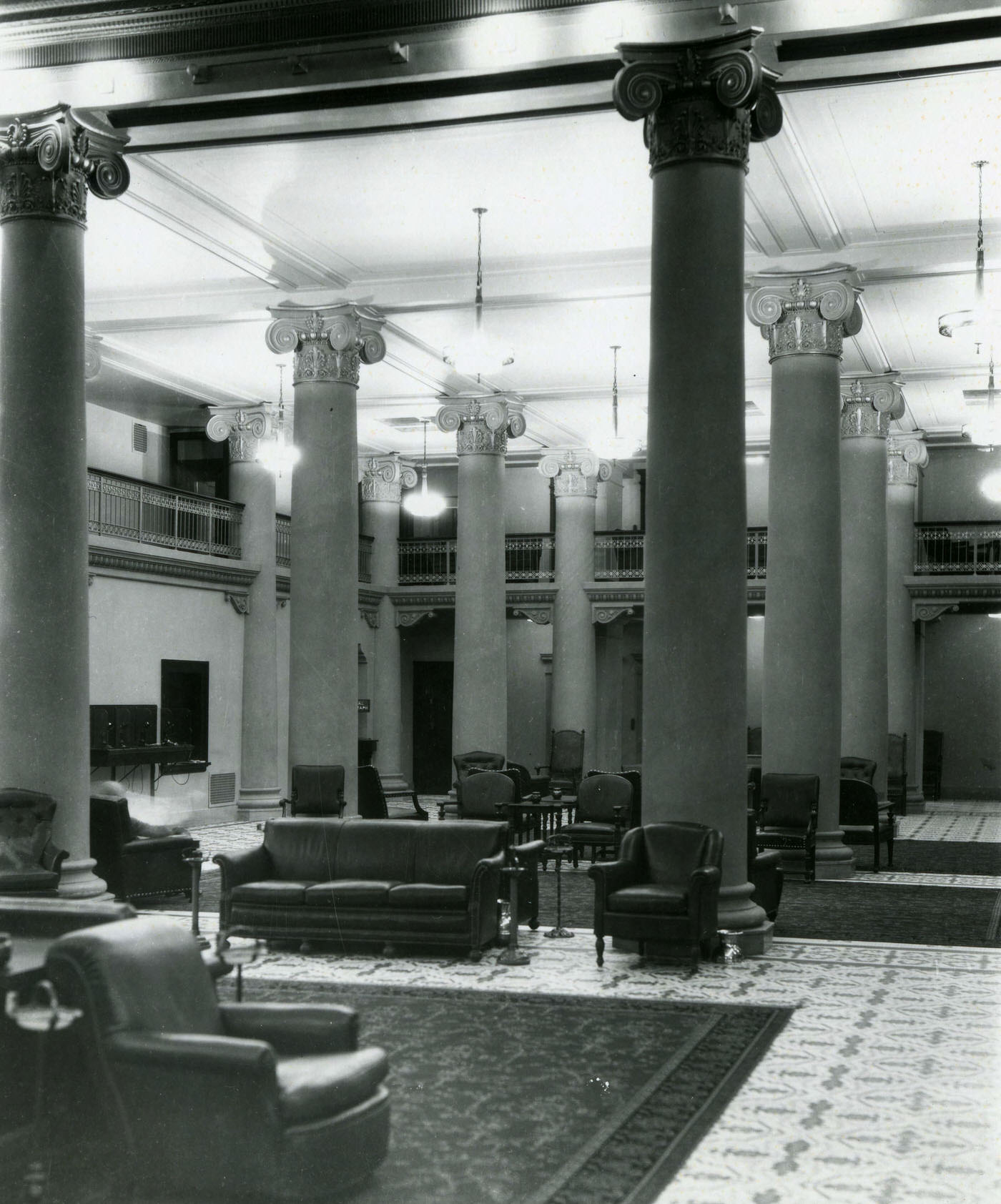 #66 Adams Hotel Lobby, 1920