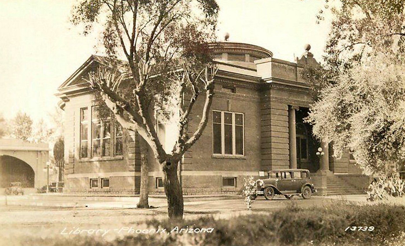 #88 The Carnegie Library was completed on west Washington Street.
