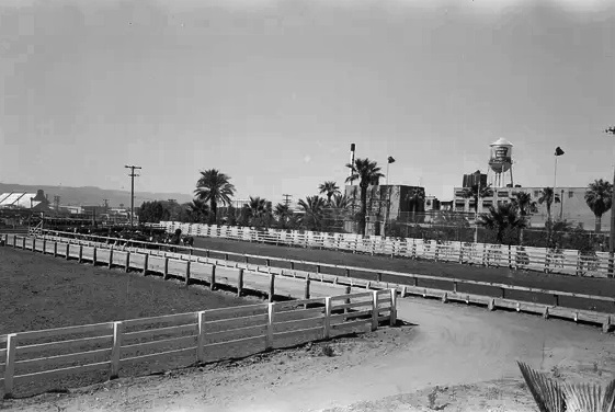 #104 View of a meatpacking plant in Phoenix from April 1940.