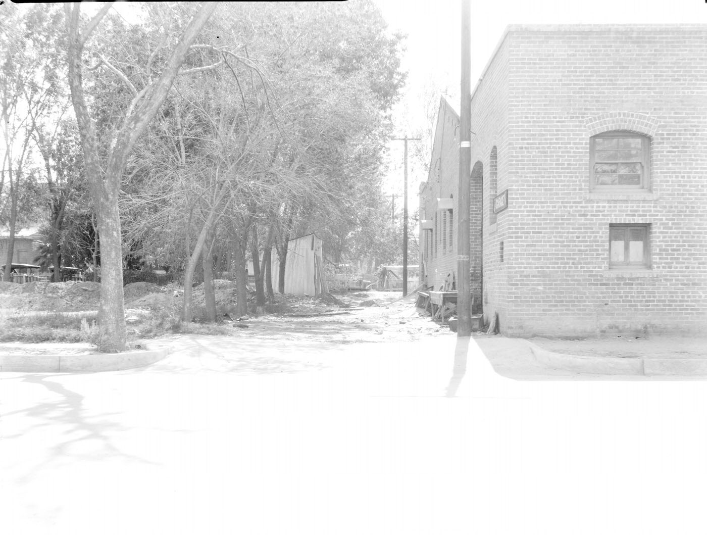 #38 Street Near the Hattie Mosher House, 1900s