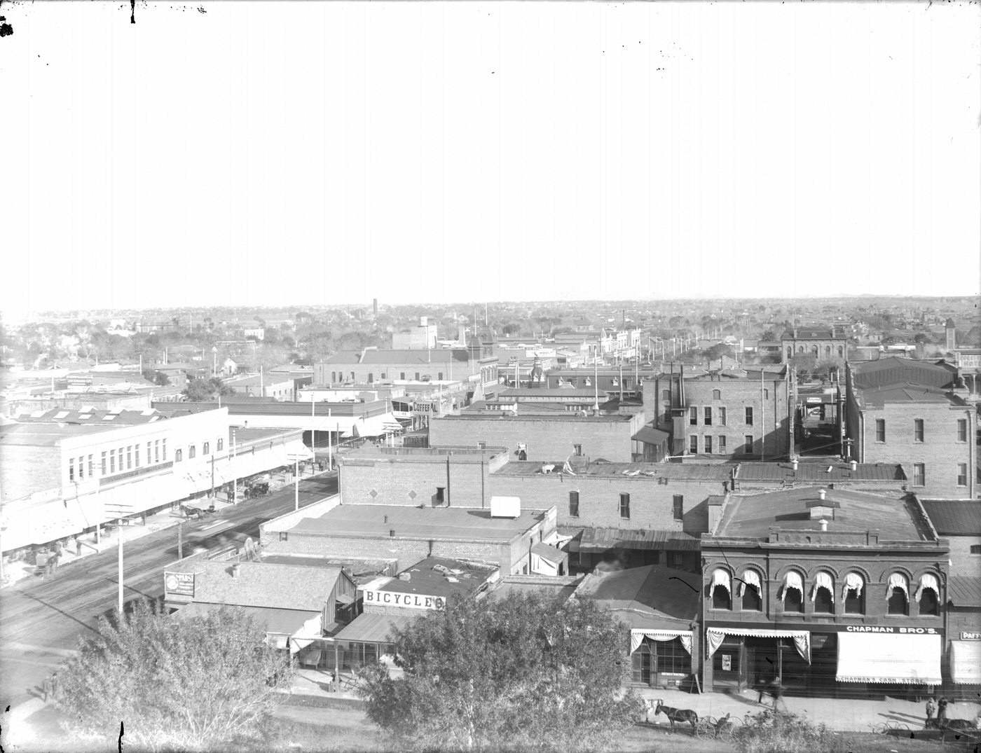 #6 View looking east with First Ave. in the foreground, Phoenix, 1907