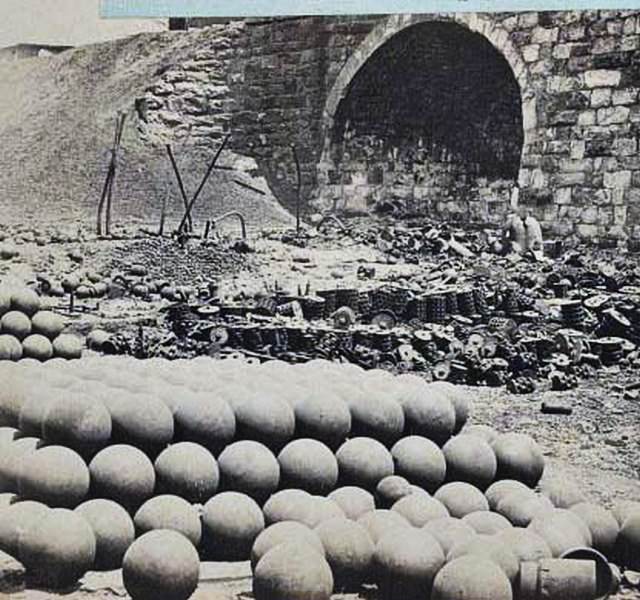 #125 View in the arsenal grounds, Richmond, 1865