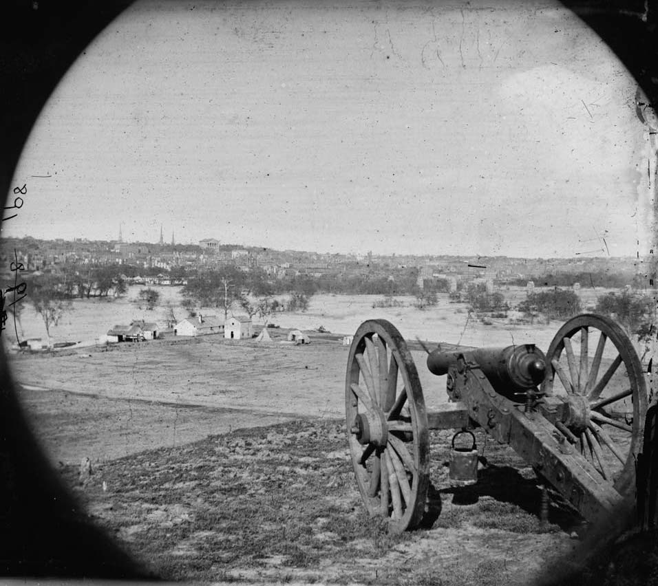 #166 The main eastern theater of war, fallen Richmond, April 1865