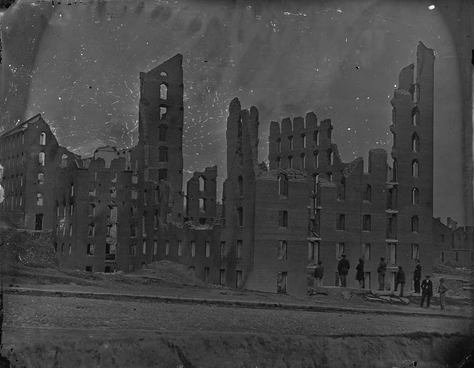 #184 The main eastern theater of war, fallen Richmond, 1864