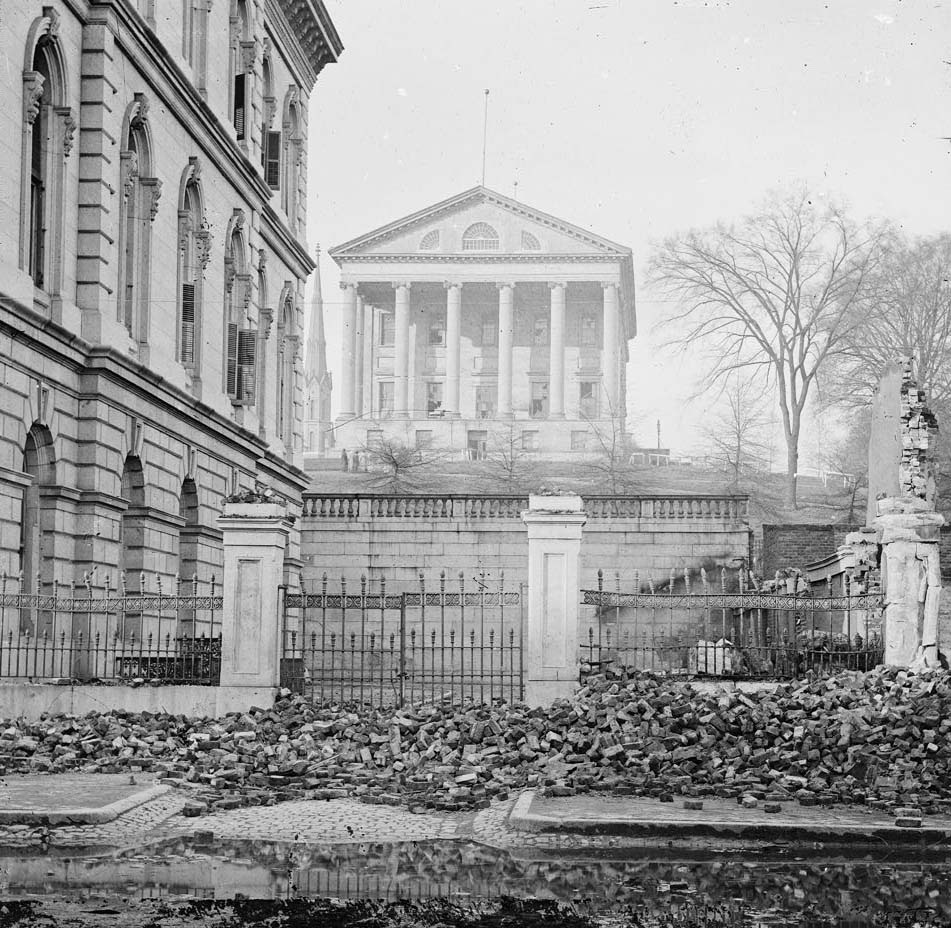 #73 The main eastern theater of war, fallen Richmond, April 1864