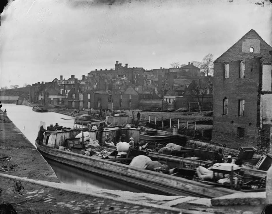 #187 The main eastern theater of war, fallen Richmond, April 1864