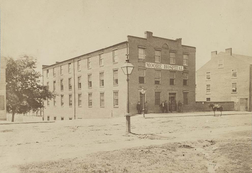 #75 Moore Hospital (Confederate) Main Street, Richmond, 1864