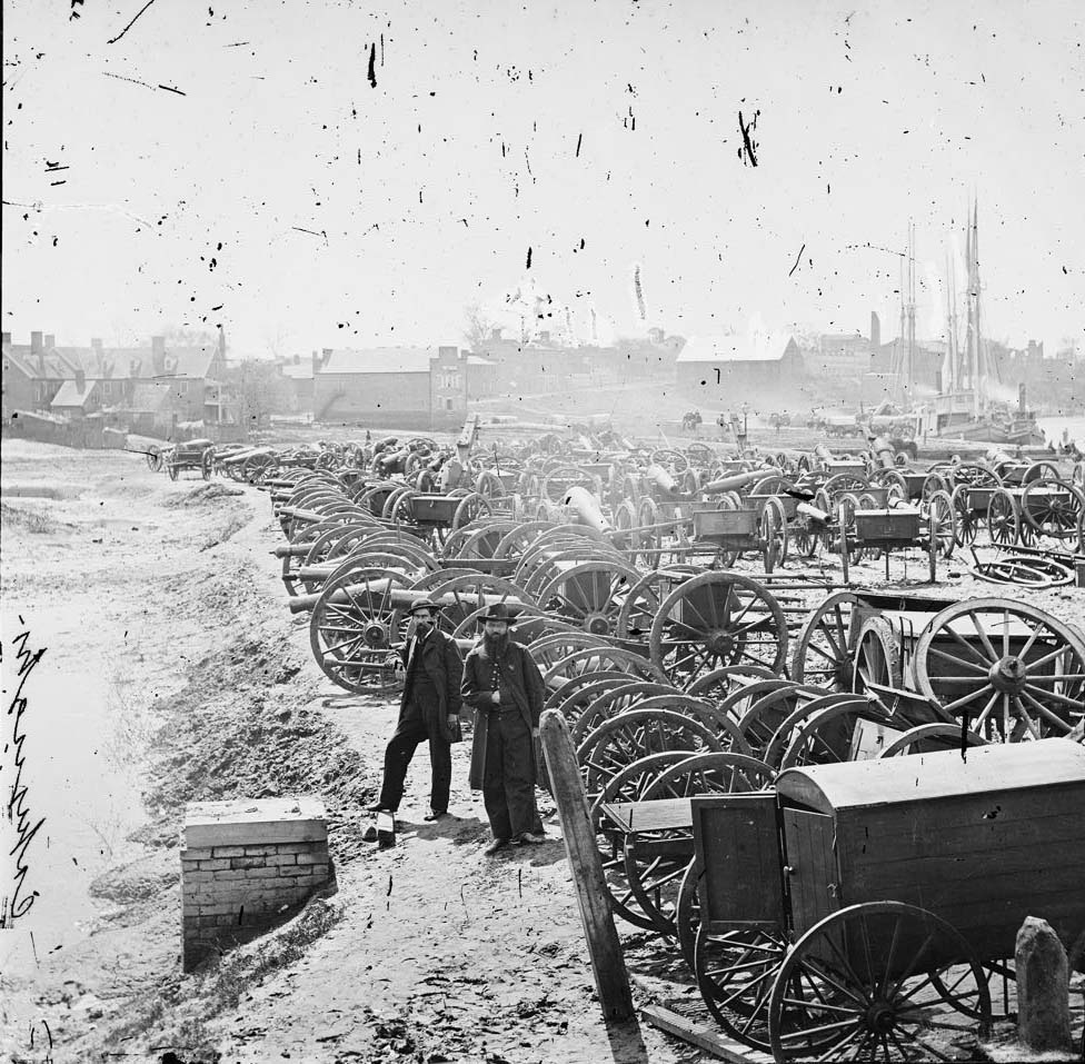 #202 The main eastern theater of war, fallen Richmond, 1865