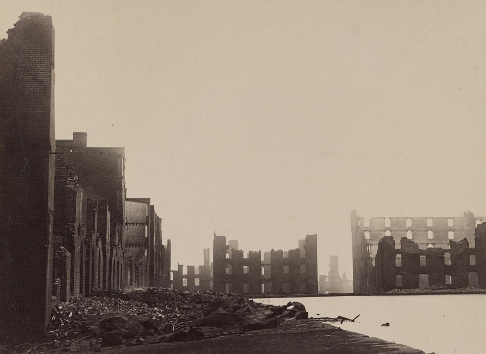 #231 Ruins on the Canal Basin, Richmond, Va., April, 1865