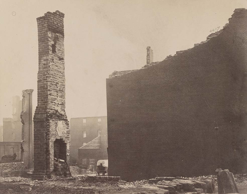 #235 Ruins on Carey Street, Richmond, Va., April, 1865