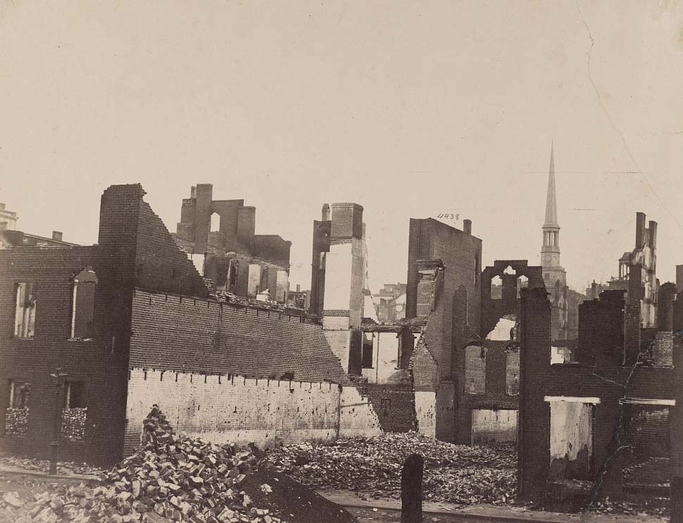 #26 Ruins on Carey Street, Richmond, 1863