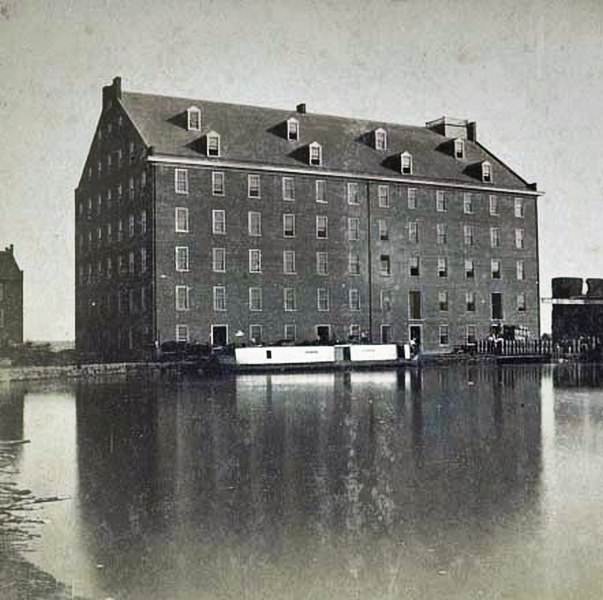 #49 The Gallego Flour Mill on the James River before the fall of Richmond in 1865
