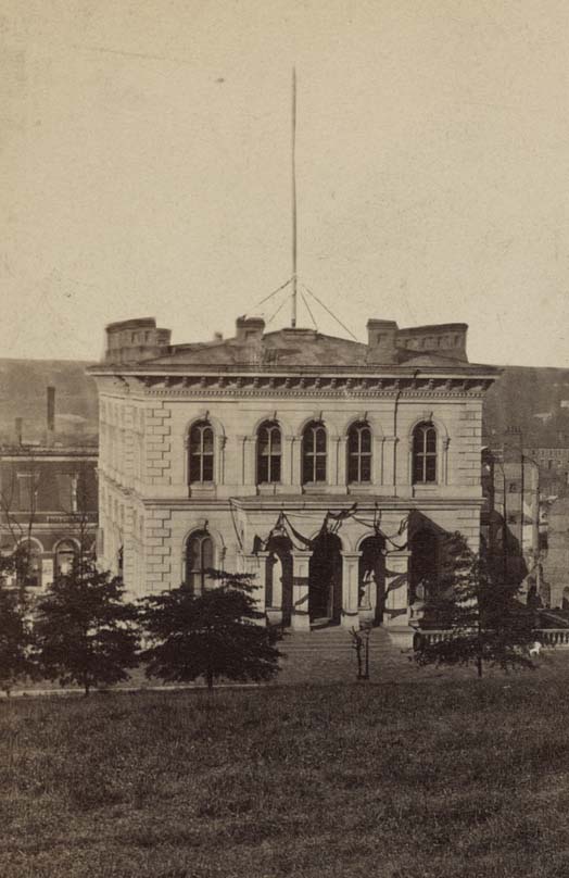 #51 Treasury building, now National Bank of Virginia, 1861
