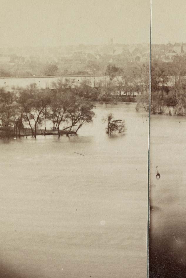 #17 A city in the distance across the river, Richmond, 1863