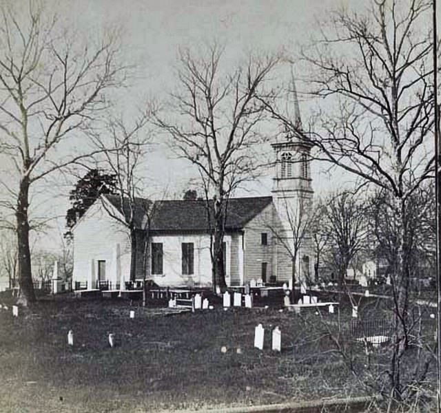 #55 The church yard surrounding St. John’s Church in Richmond, Virginia, 1865