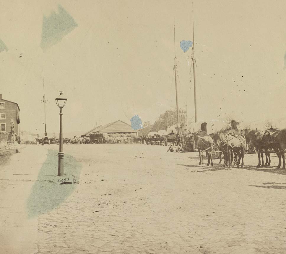 #115 View on Dock street, Richmond, Va., April, 1865