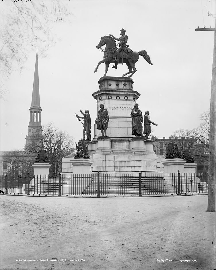 #17 Washington’s monument, Richmond, 1908