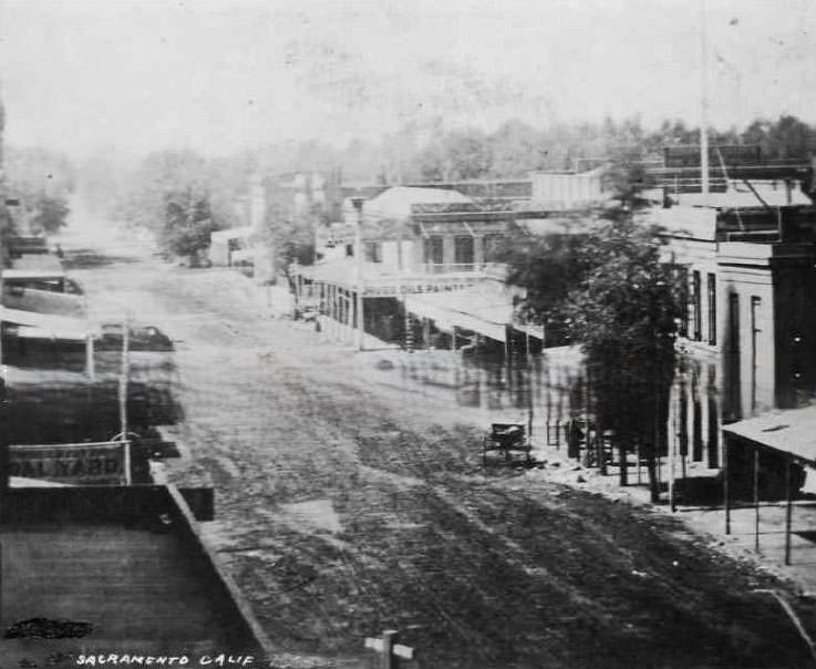 #62 K and 3rd Streets, looking south, 1865.