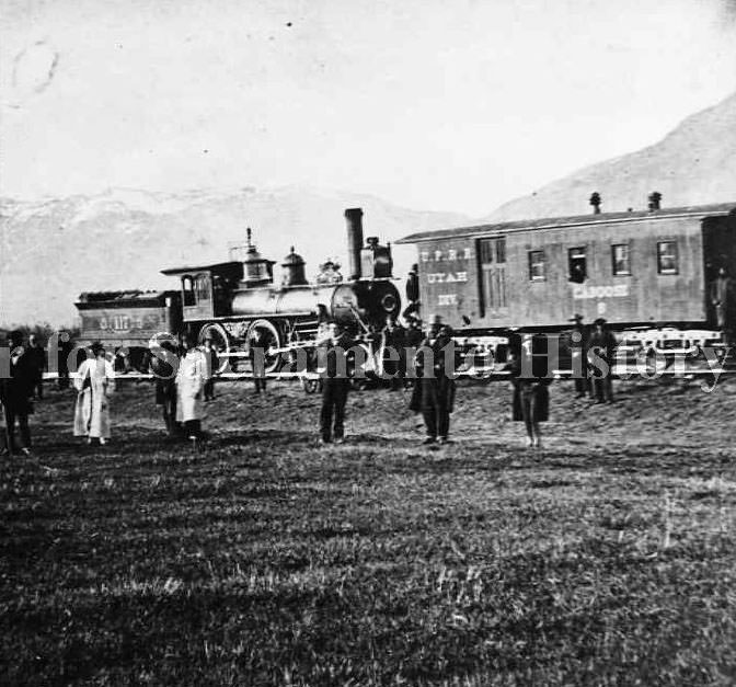#69 Union Pacific Railroad train, 1869