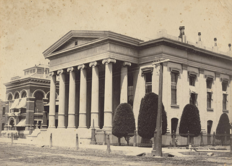 #73 State Capitol at 7th and I Streets, 1860s