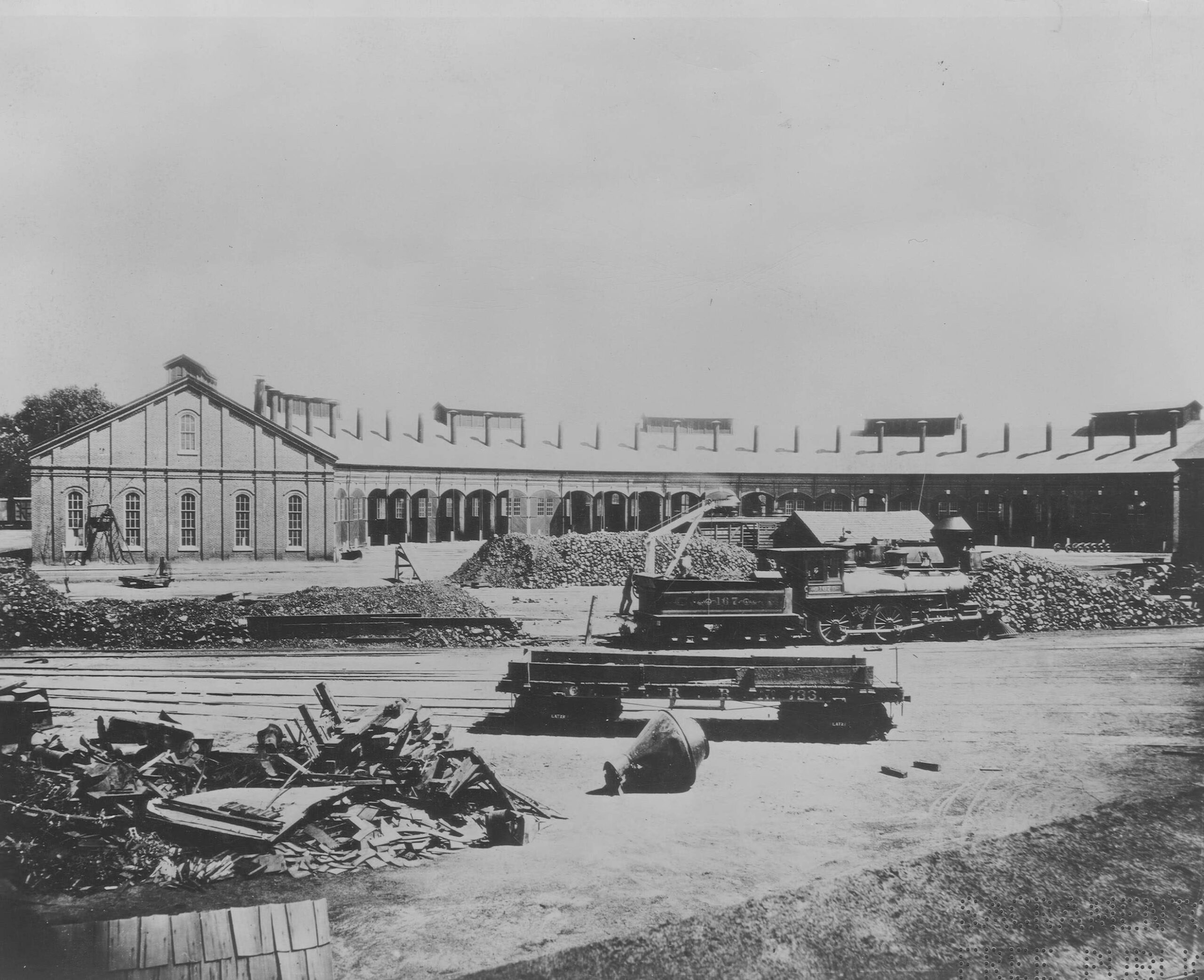 #88 Central Pacific Railroad Roundhouse, 1868