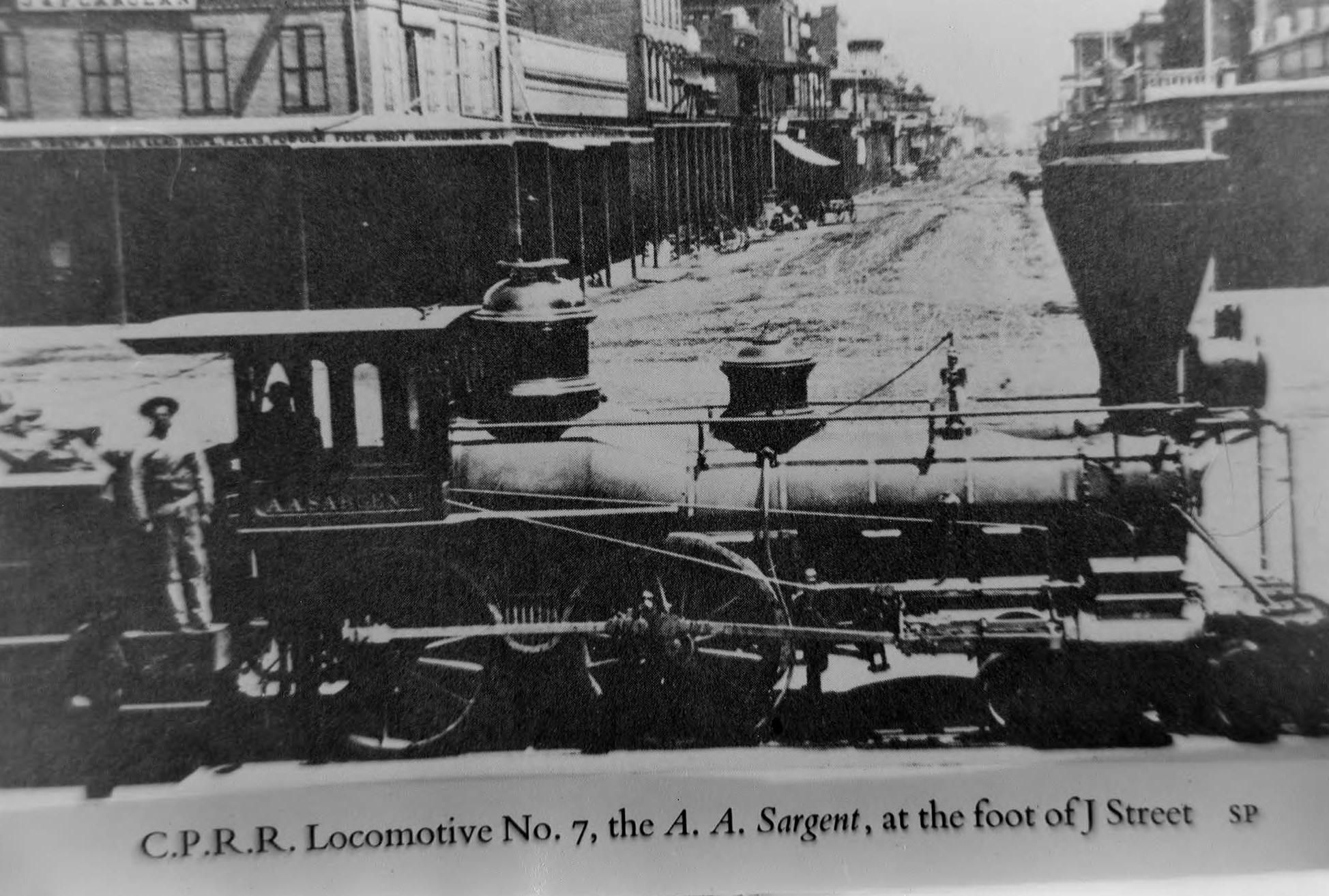 #105 Central Pacific Railroad Locomotive “A.A. Sargent”, 1865