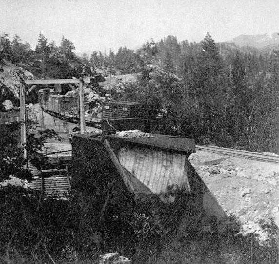 #138 Emigrant Gap, Snow Plow and Turntable, 1860s,