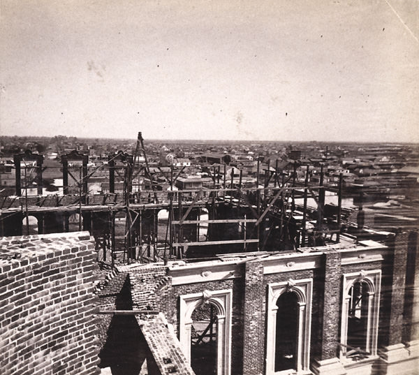 #150 Sacramento City from the New Capitol Building, Looking Northeast, 1860s