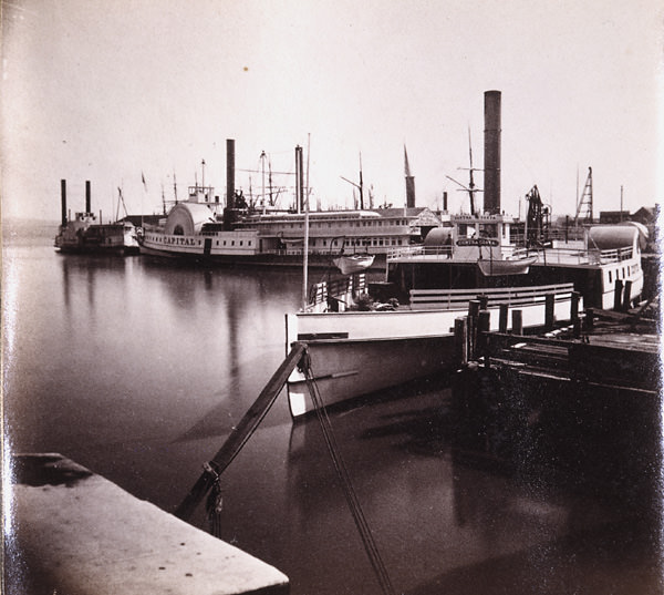 #173 The Sacramento and Oakland Steamers, 1860s