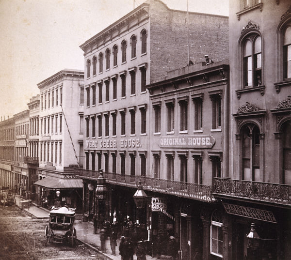 #178 What Cheer House, Sacramento Street, 1860
