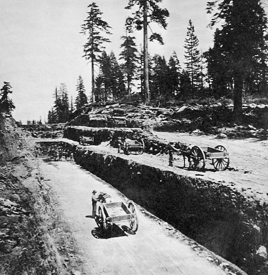 #31 Owl Gap Cut, 80 miles from Sacramento, 1860s