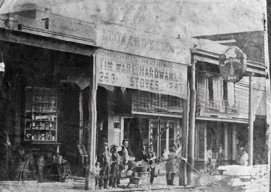 #4 L. Kellogg hardware store, 1863