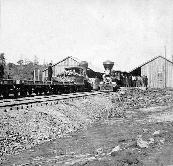 #41 Auburn Depot, 36 miles from Sacramento, 1860s