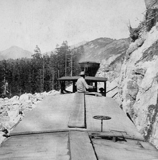 #51 Cement Ridge Old Man Mountain in distance, 1860s,