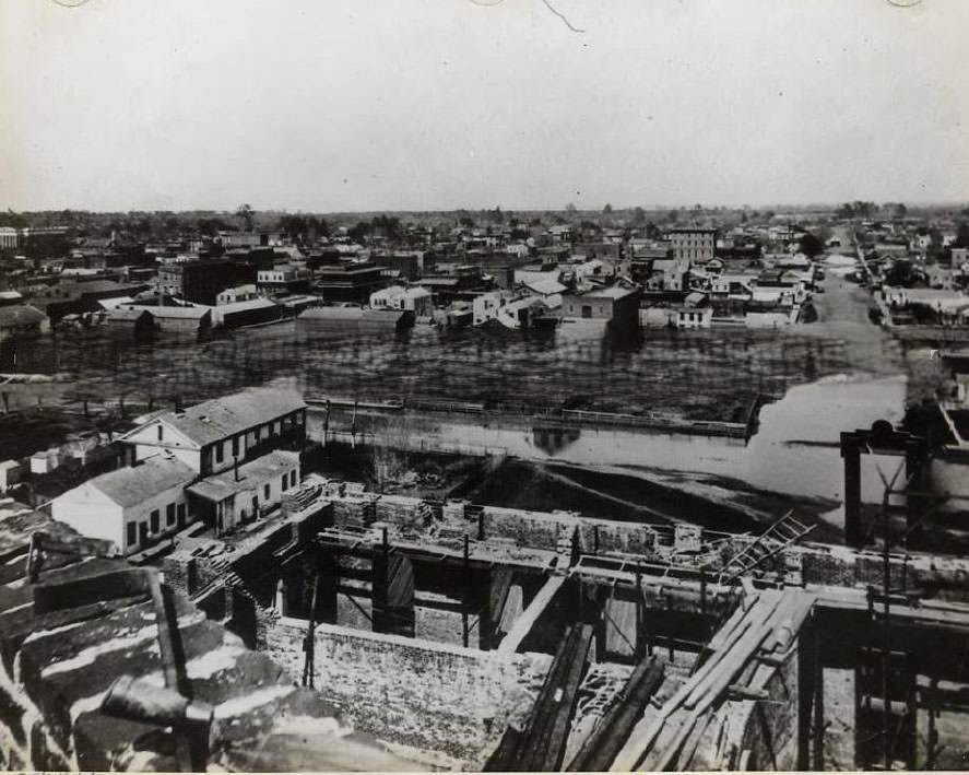 #58 Cityscape of Sacramento, 1861