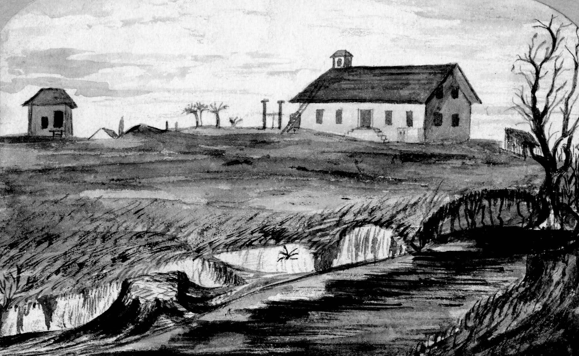 #61 A View of Sutter’s Fort, 1862