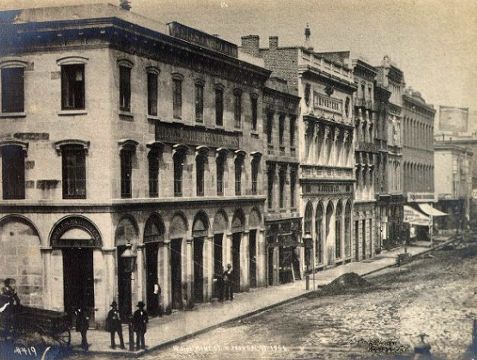#23 Montgomery Street, north of California, 1856