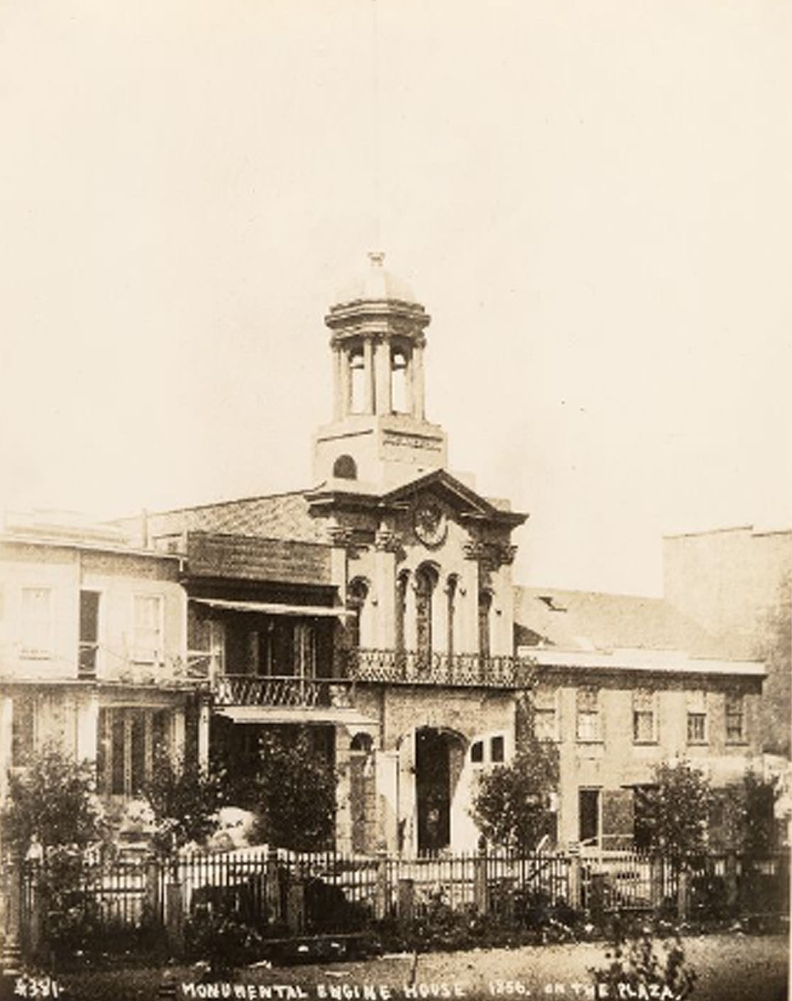 #24 Monumental Engine House on the plaza, 1856
