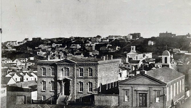 #27 Orphan Asylum and St. Patrick’s Church in 1856